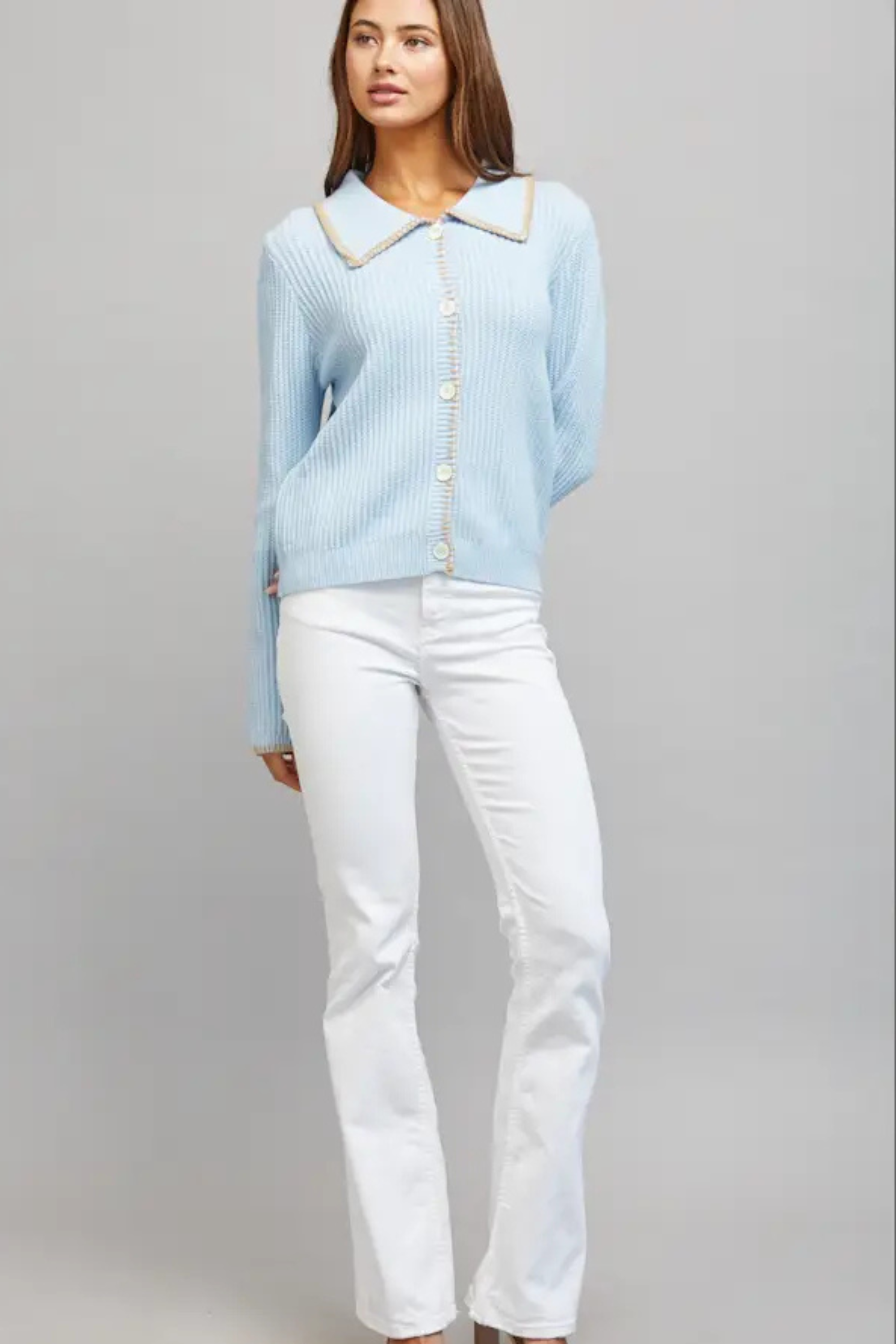 Cozy Meadow Collar Cardigan-Sweaters-Vixen Collection, Day Spa and Women's Boutique Located in Seattle, Washington