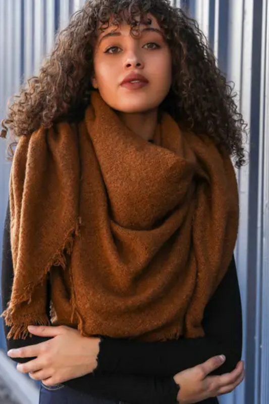 Cozy Mohair Blanket Scarf-Scarves-Vixen Collection, Day Spa and Women's Boutique Located in Seattle, Washington