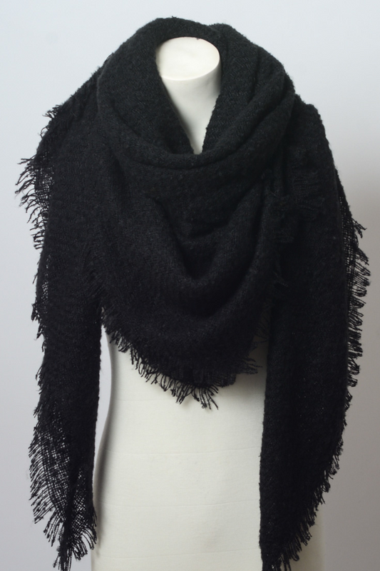 Cozy Mohair Blanket Scarf-Scarves-Vixen Collection, Day Spa and Women's Boutique Located in Seattle, Washington