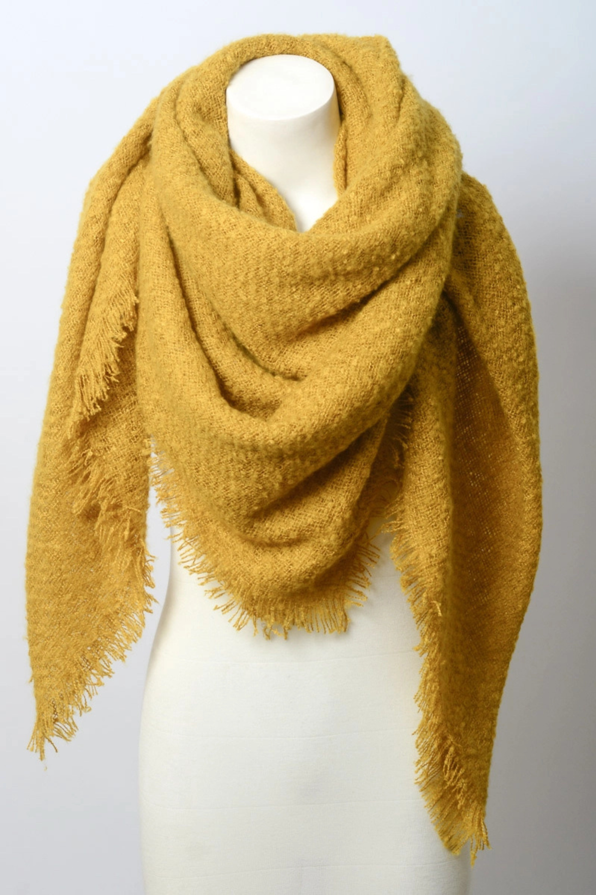 Cozy Mohair Blanket Scarf-Scarves-Vixen Collection, Day Spa and Women's Boutique Located in Seattle, Washington