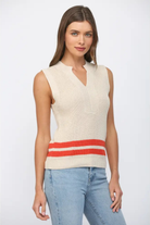 Creamsicle Knit Tank-Tank Tops-Vixen Collection, Day Spa and Women's Boutique Located in Seattle, Washington