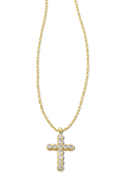 Cross Crystal Pendant Necklace-Necklaces-Vixen Collection, Day Spa and Women's Boutique Located in Seattle, Washington