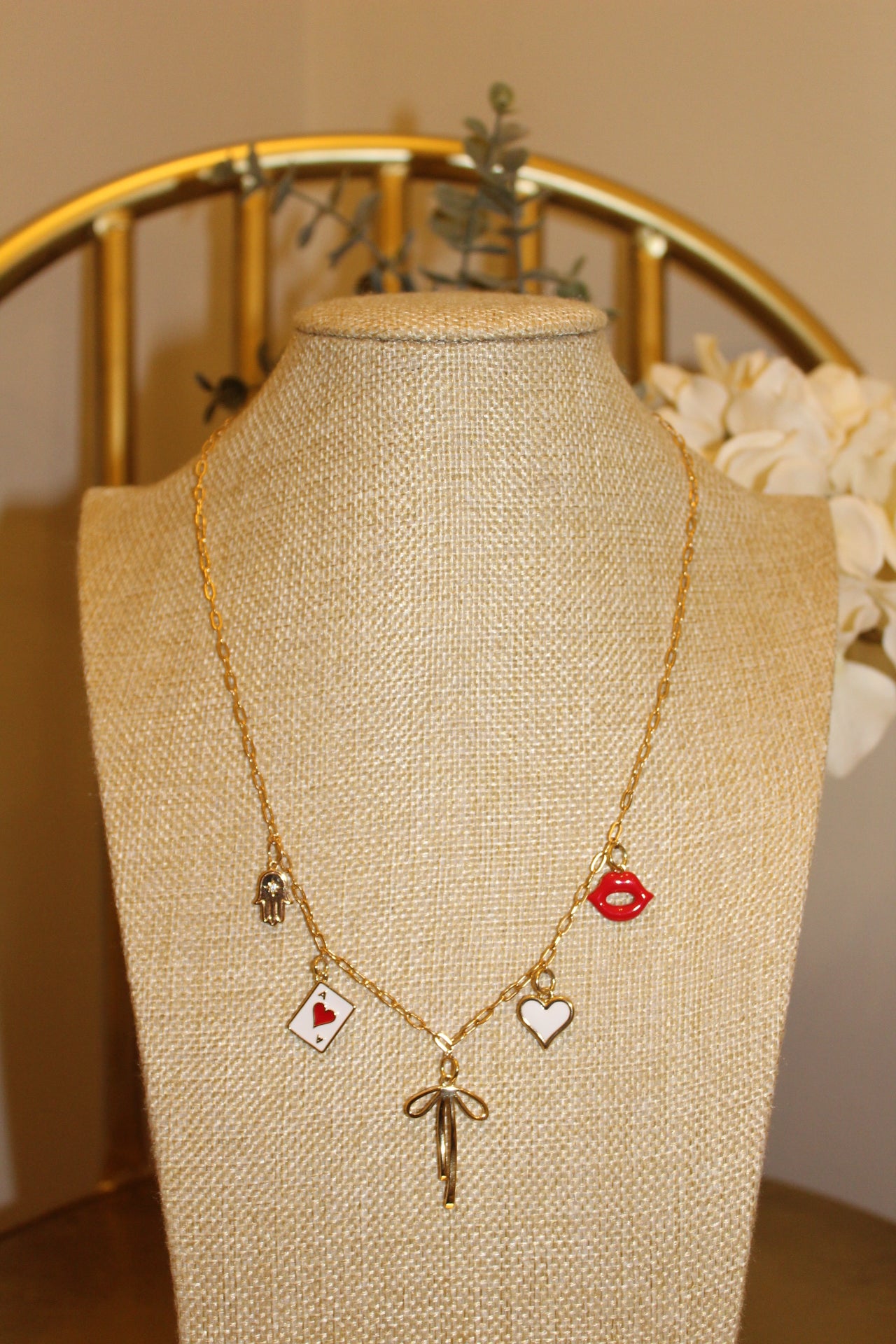 Vixen Charmed Necklace-Necklaces-Vixen Collection, Day Spa and Women's Boutique Located in Seattle, Washington