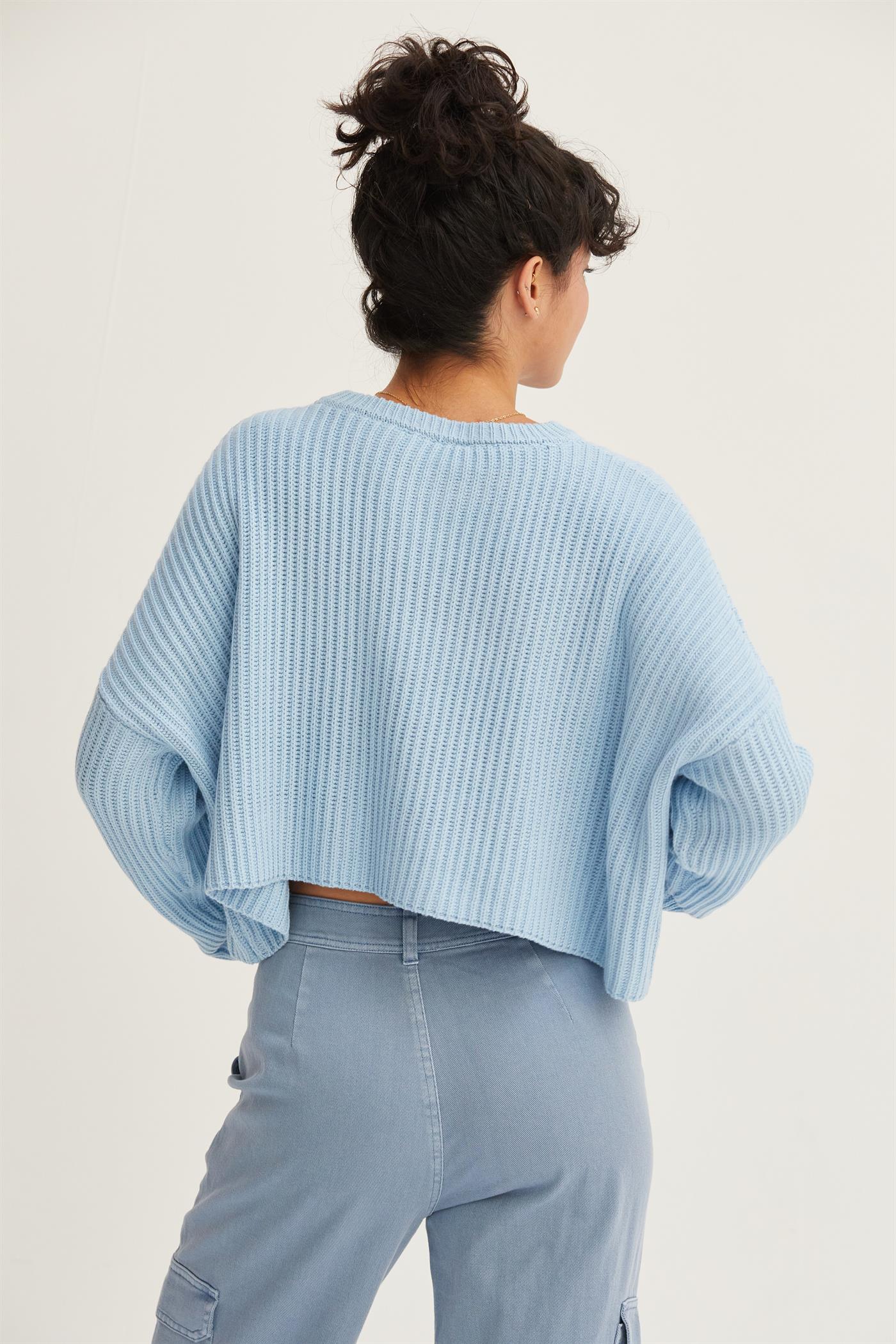 Rosie Cropped Sweater-Sweaters-Vixen Collection, Day Spa and Women's Boutique Located in Seattle, Washington