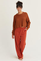 Rosie Cropped Sweater-Sweaters-Vixen Collection, Day Spa and Women's Boutique Located in Seattle, Washington