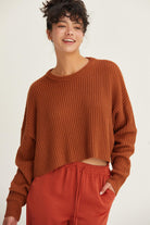 Rosie Cropped Sweater-Sweaters-Vixen Collection, Day Spa and Women's Boutique Located in Seattle, Washington