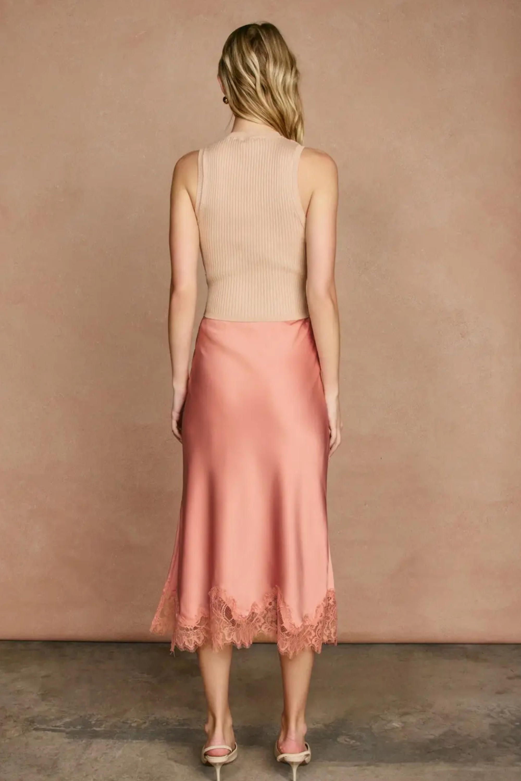 Dawn Lace Midi Skirt-Skirts-Vixen Collection, Day Spa and Women's Boutique Located in Seattle, Washington