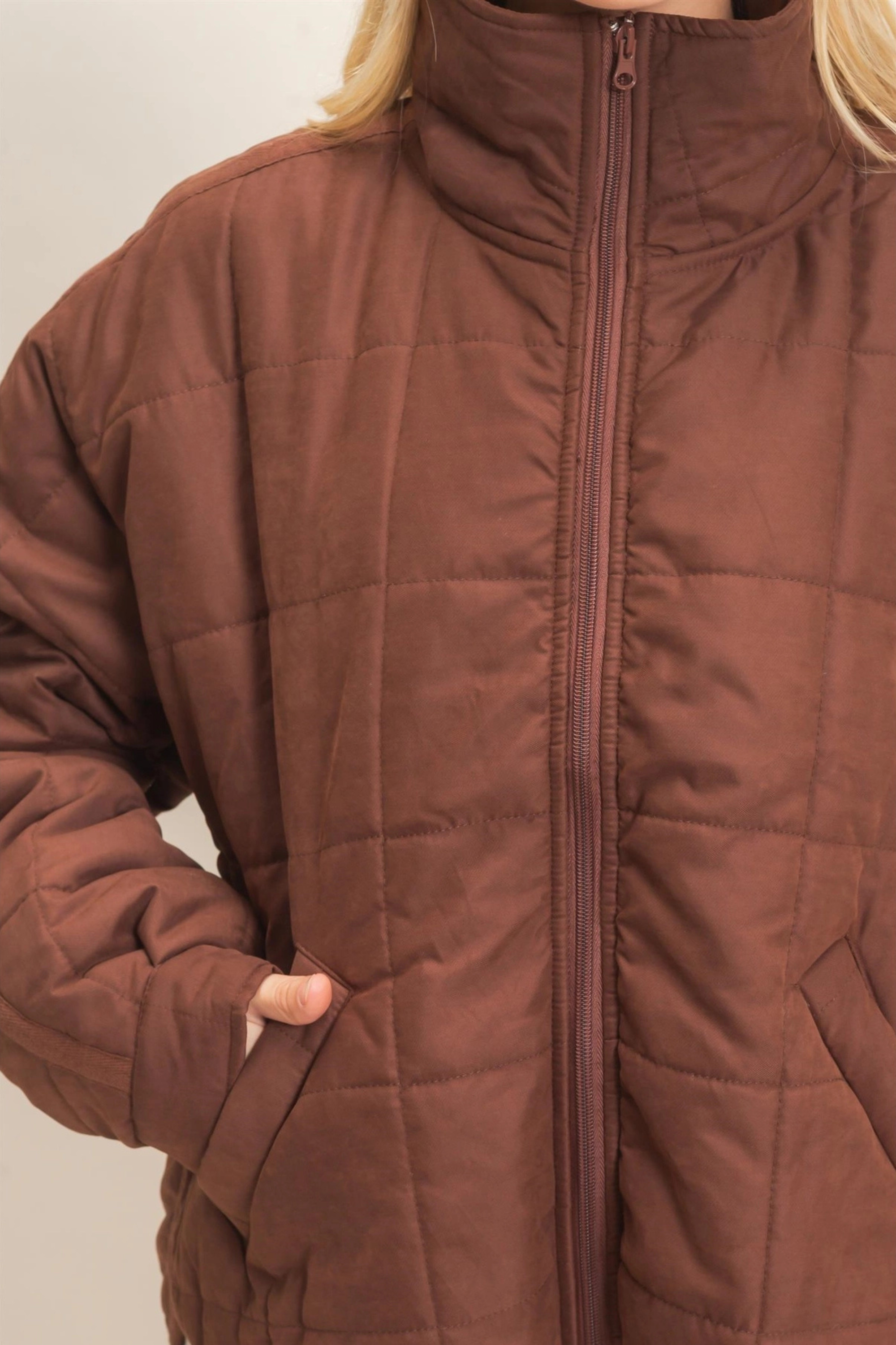Destiny Quilted Puffer-Jackets-Vixen Collection, Day Spa and Women's Boutique Located in Seattle, Washington
