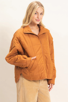 Destiny Quilted Puffer-Jackets-Vixen Collection, Day Spa and Women's Boutique Located in Seattle, Washington