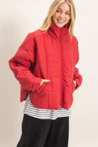 Destiny Quilted Puffer-Jackets-Vixen Collection, Day Spa and Women's Boutique Located in Seattle, Washington