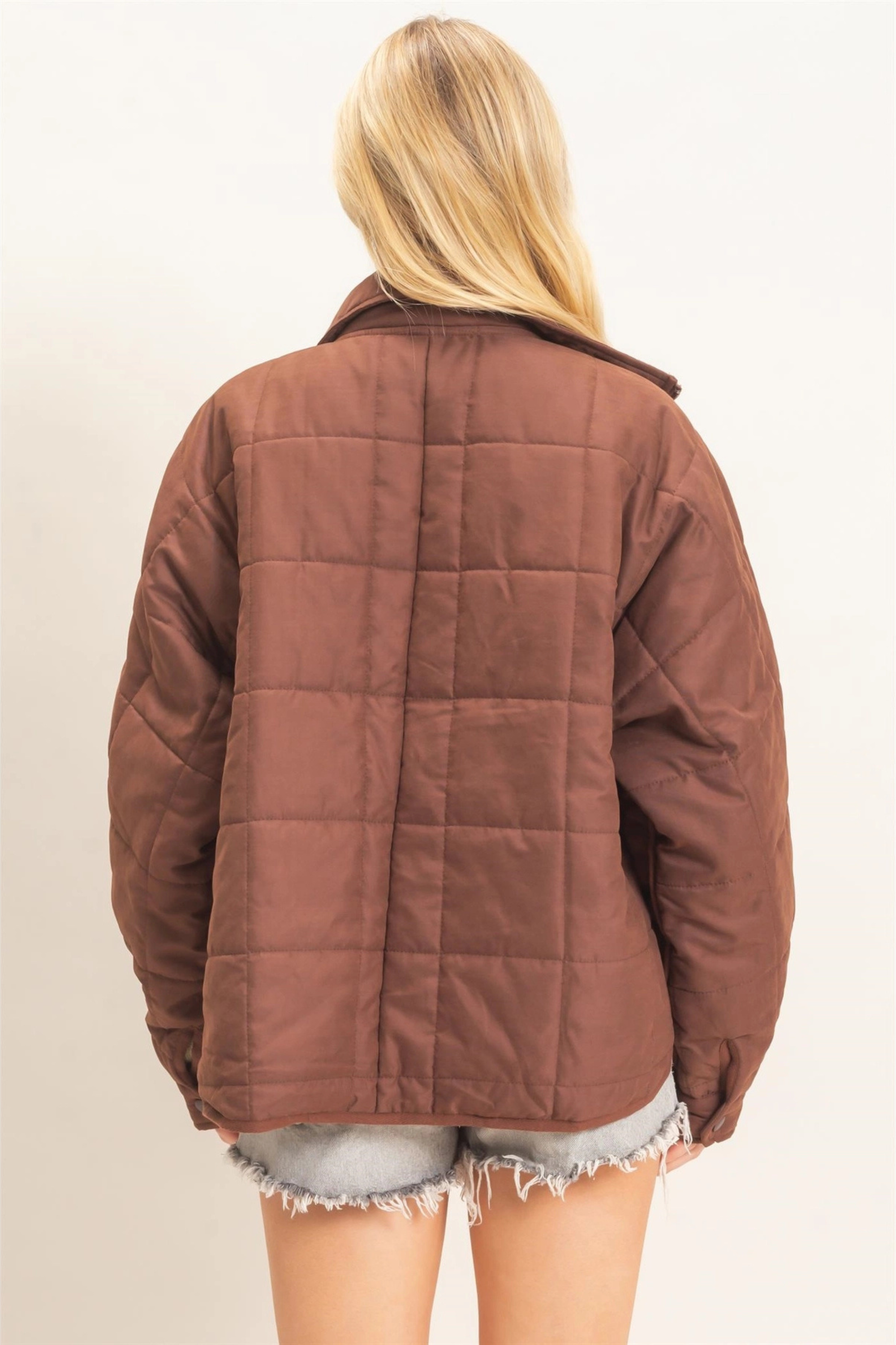 Destiny Quilted Puffer-Jackets-Vixen Collection, Day Spa and Women's Boutique Located in Seattle, Washington