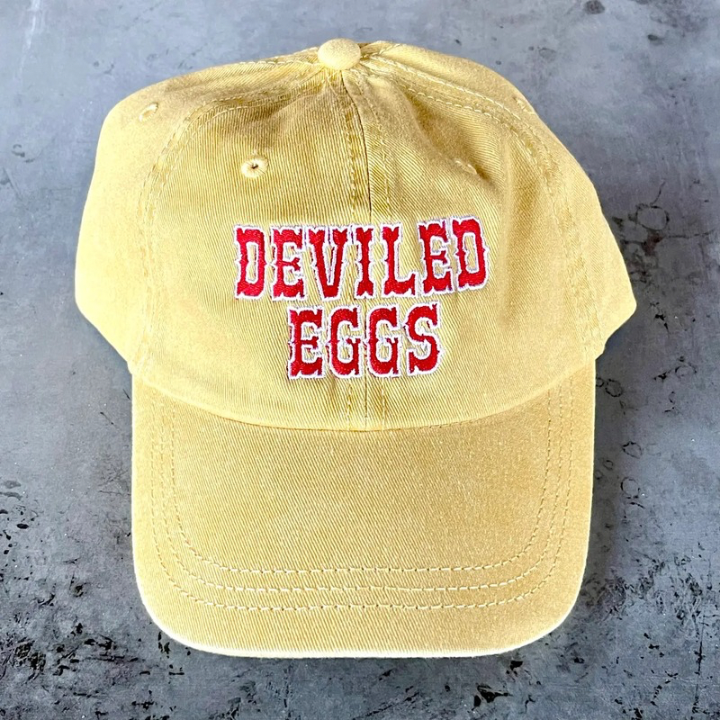 Deviled Eggs Baseball Cap-Hats-Vixen Collection, Day Spa and Women's Boutique Located in Seattle, Washington