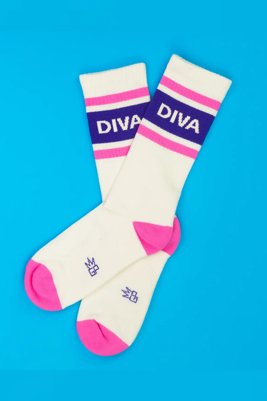 Diva Gym Crew Socks-Socks-Vixen Collection, Day Spa and Women's Boutique Located in Seattle, Washington