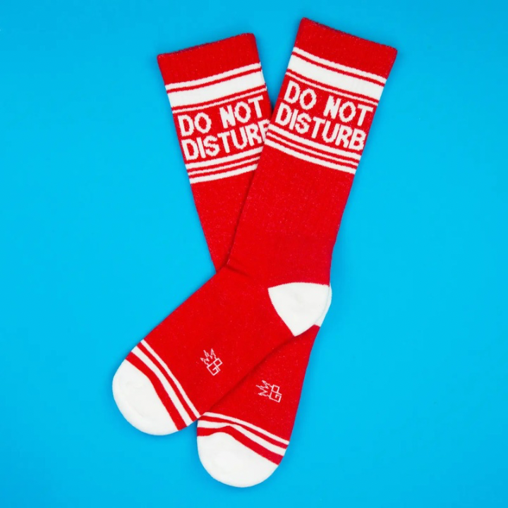 Do Not Disturb Gym Crew Socks-Socks-Vixen Collection, Day Spa and Women's Boutique Located in Seattle, Washington