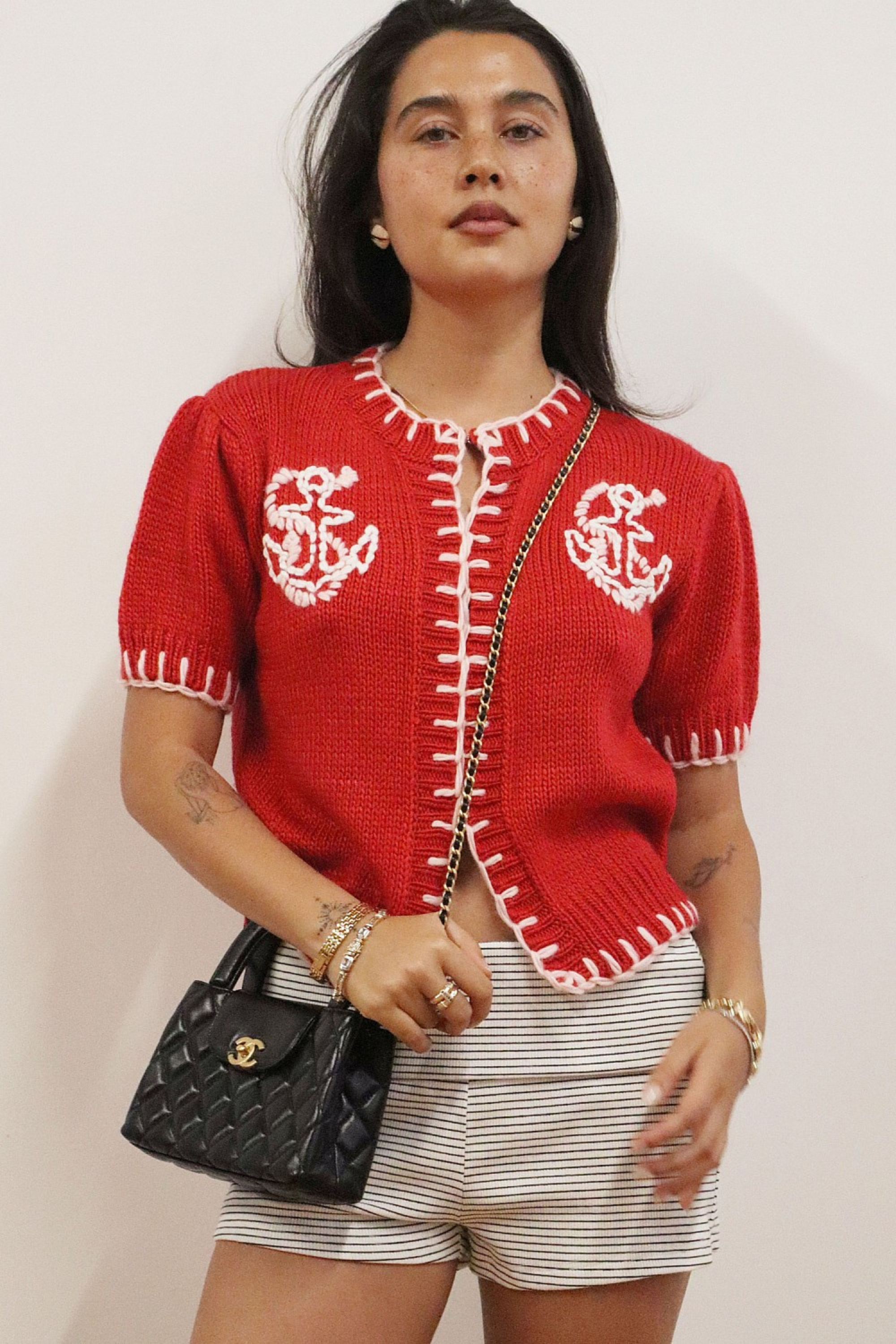 Dockside Darling Knit Cardigan-Tops-Vixen Collection, Day Spa and Women's Boutique Located in Seattle, Washington