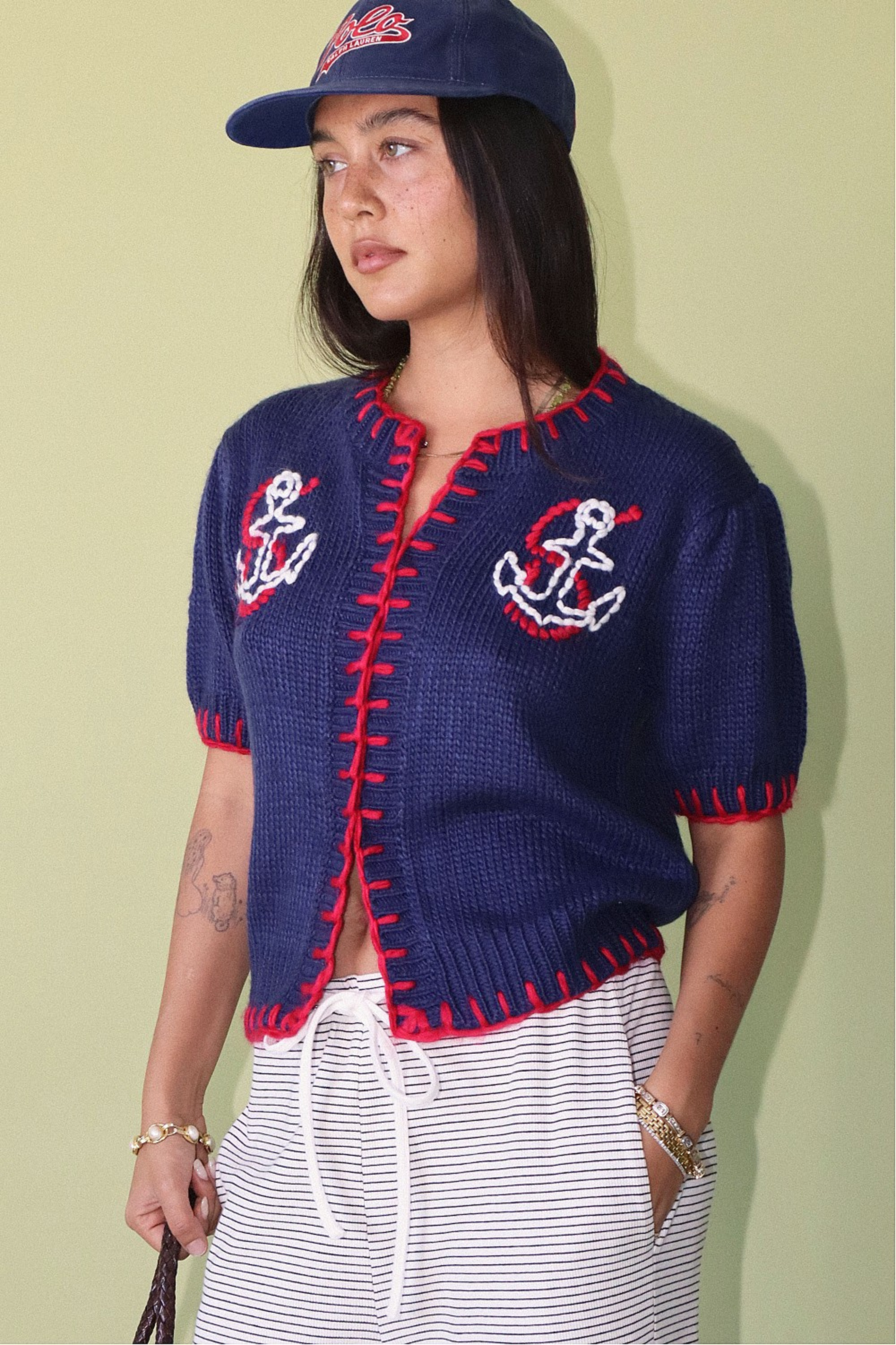 Dockside Darling Knit Cardigan-Tops-Vixen Collection, Day Spa and Women's Boutique Located in Seattle, Washington