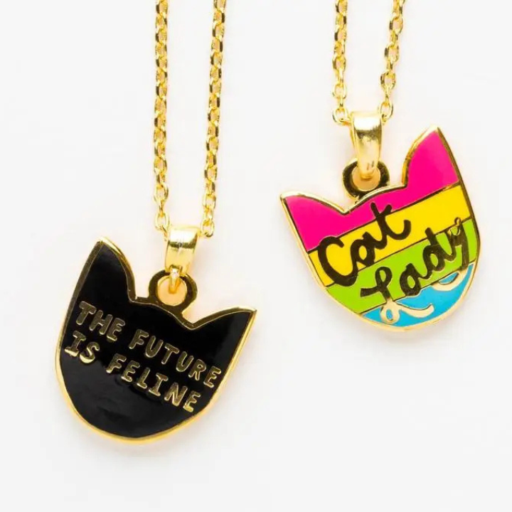 Yellow Owl Workshop 2-Sided Pendant-Necklaces-Vixen Collection, Day Spa and Women's Boutique Located in Seattle, Washington