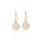 Rainbow Moonstone Cut Rounds-Earrings-Vixen Collection, Day Spa and Women's Boutique Located in Seattle, Washington