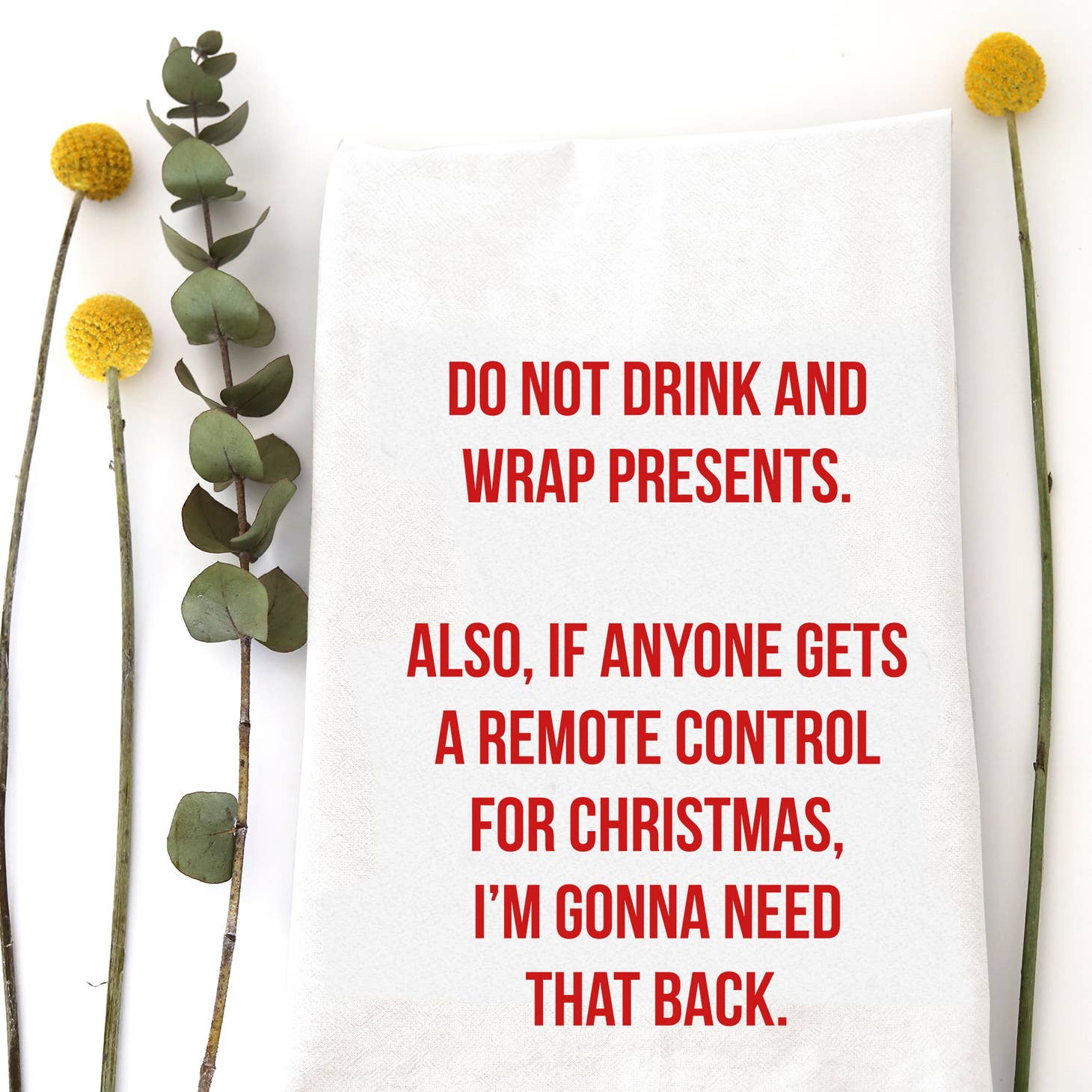 * WL Holiday Tea Towels-Tea Towels-Vixen Collection, Day Spa and Women's Boutique Located in Seattle, Washington