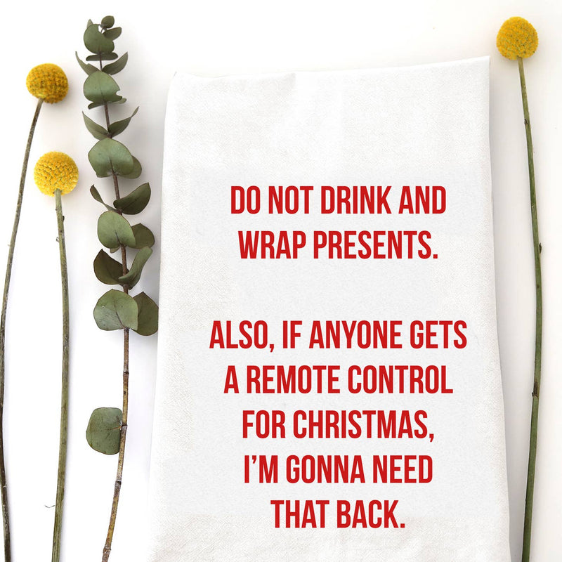 * WL Holiday Tea Towels-Tea Towels-Vixen Collection, Day Spa and Women's Boutique Located in Seattle, Washington