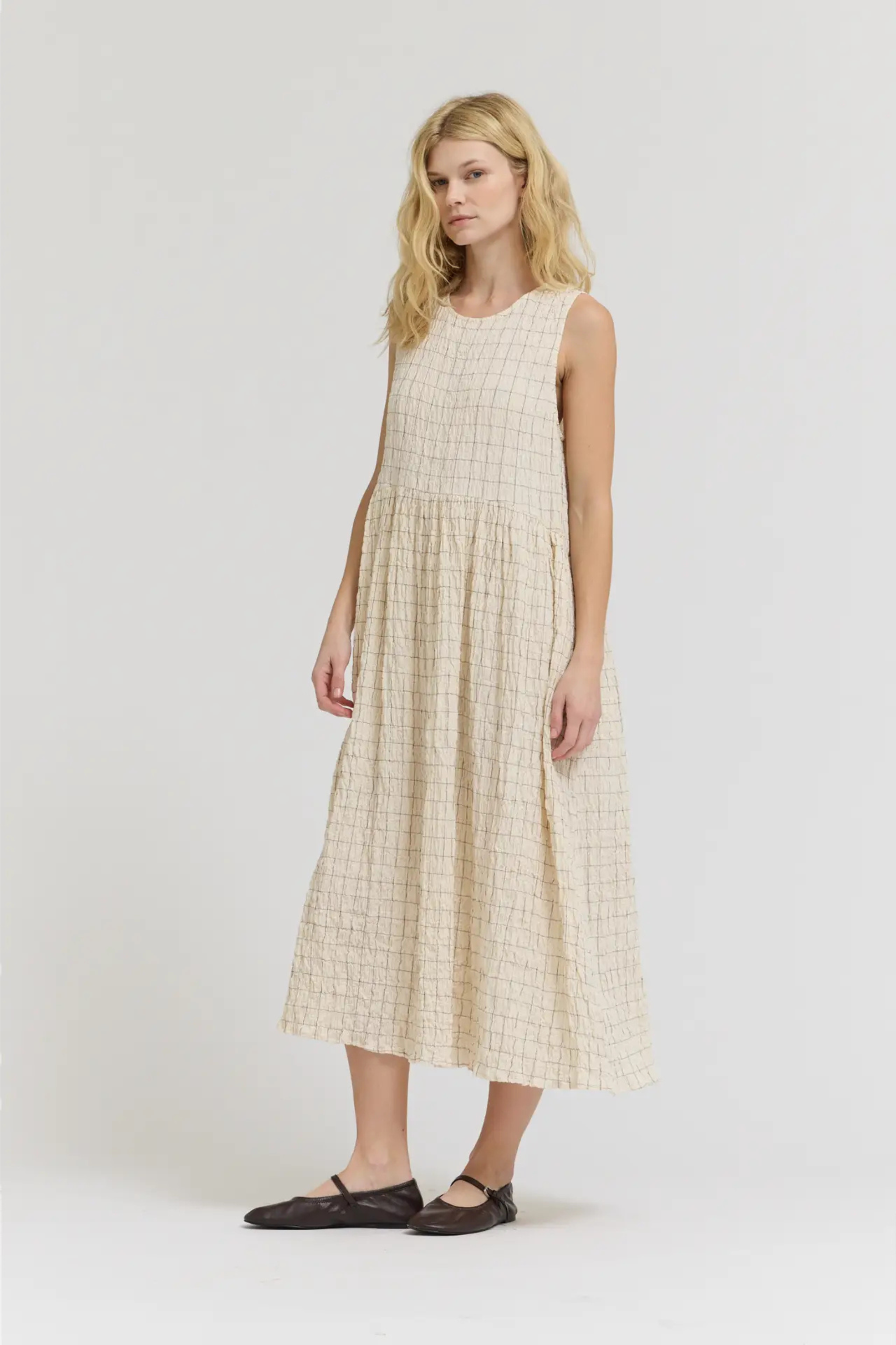 Earthtone Ease Dress-Dresses-Vixen Collection, Day Spa and Women's Boutique Located in Seattle, Washington