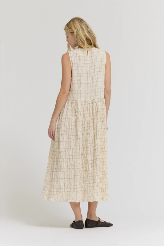 Earthtone Ease Dress-Dresses-Vixen Collection, Day Spa and Women's Boutique Located in Seattle, Washington