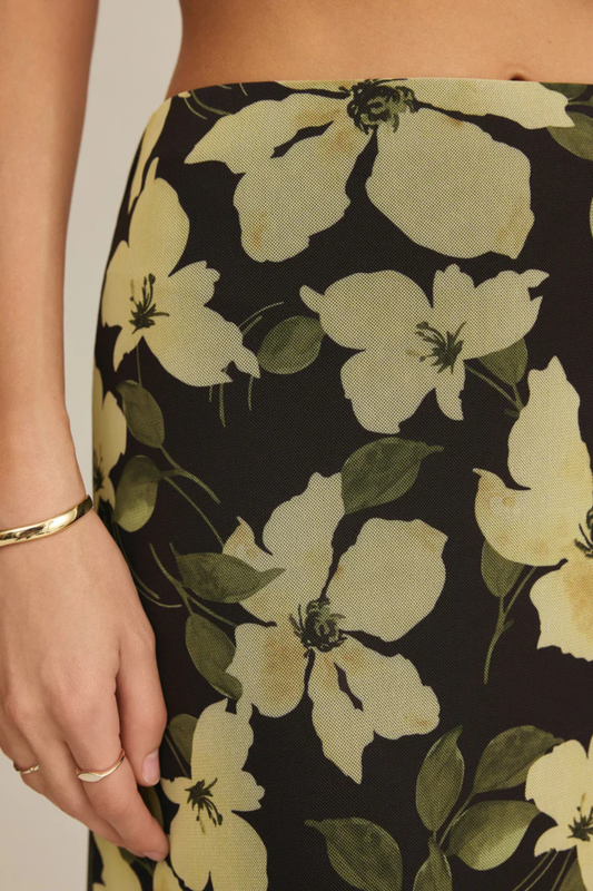Eda Ren Floral Mesh Maxi Skirt-Skirts-Vixen Collection, Day Spa and Women's Boutique Located in Seattle, Washington