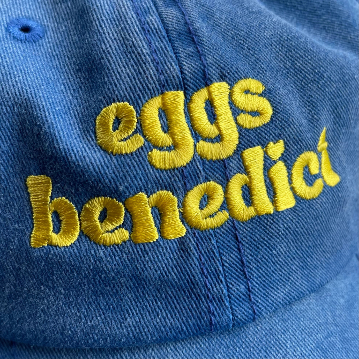 Eggs Benedict Baseball Cap-Hats-Vixen Collection, Day Spa and Women's Boutique Located in Seattle, Washington