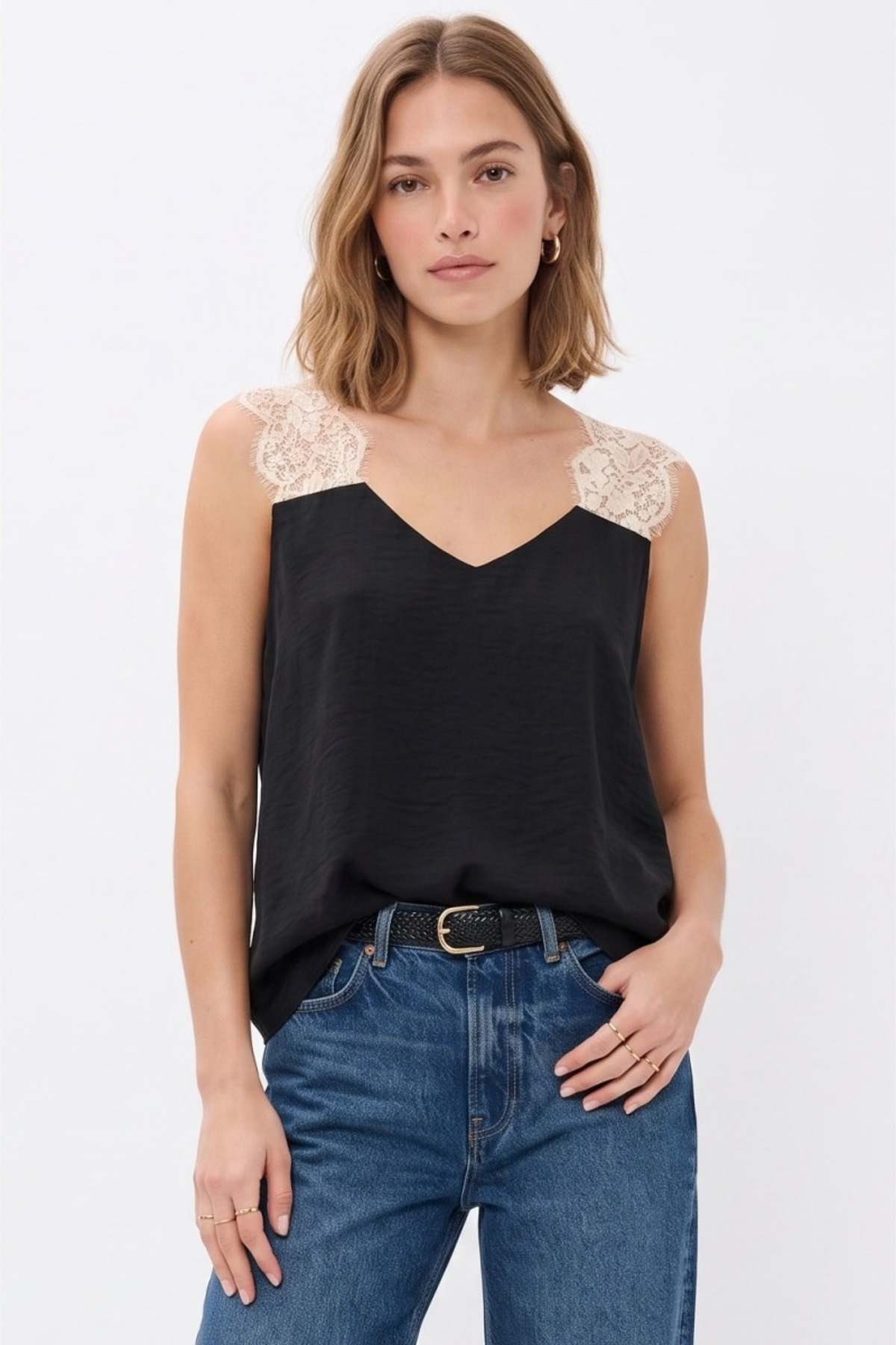 Elegant Ellie Blouse-Tank Tops-Vixen Collection, Day Spa and Women's Boutique Located in Seattle, Washington