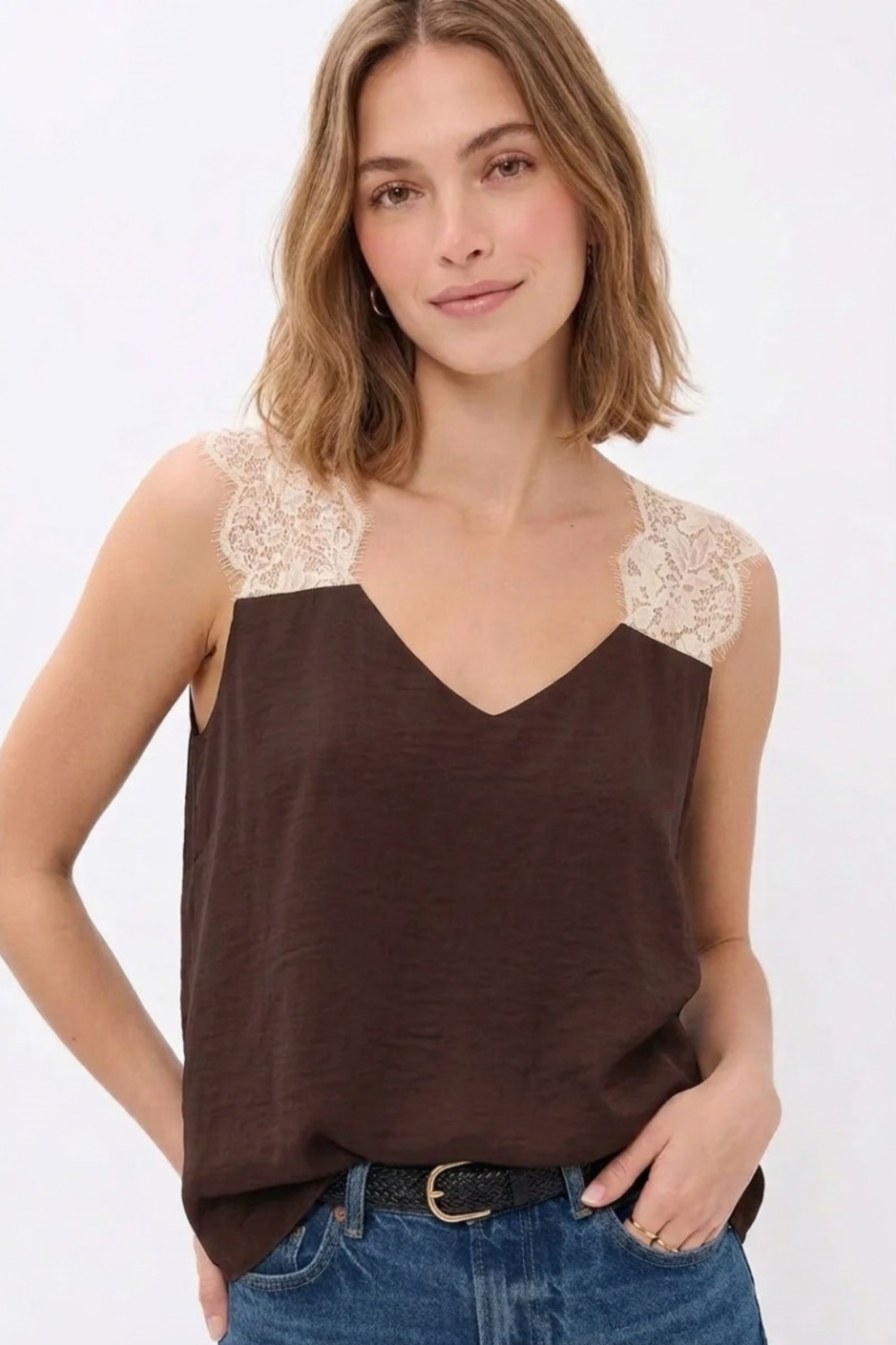 Elegant Ellie Blouse-Tank Tops-Vixen Collection, Day Spa and Women's Boutique Located in Seattle, Washington