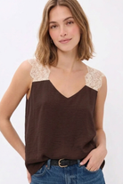 Elegant Ellie Blouse-Tank Tops-Vixen Collection, Day Spa and Women's Boutique Located in Seattle, Washington
