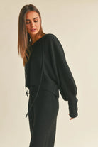 Elegant Lounge Hoodie-Sweaters-Vixen Collection, Day Spa and Women's Boutique Located in Seattle, Washington