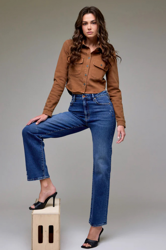 Ella High Rise Classic Jeans-Denim-Vixen Collection, Day Spa and Women's Boutique Located in Seattle, Washington