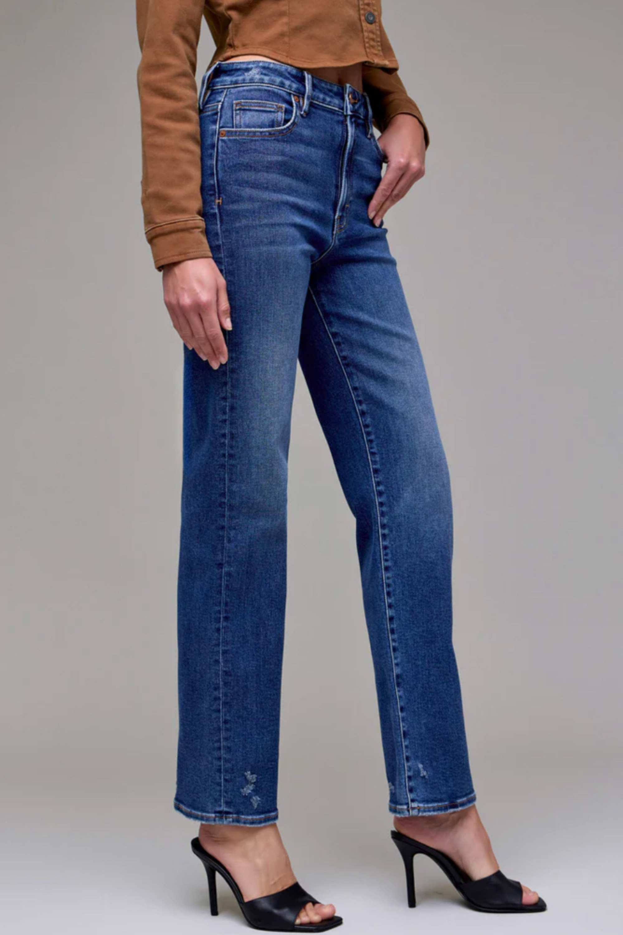Ella High Rise Classic Jeans-Denim-Vixen Collection, Day Spa and Women's Boutique Located in Seattle, Washington