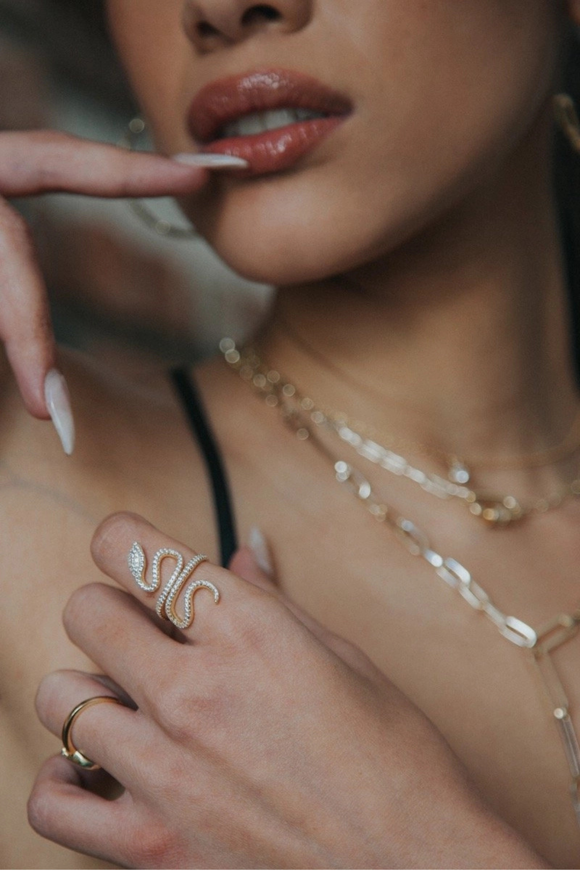 Enchanted Snake Ring-Rings-Vixen Collection, Day Spa and Women's Boutique Located in Seattle, Washington