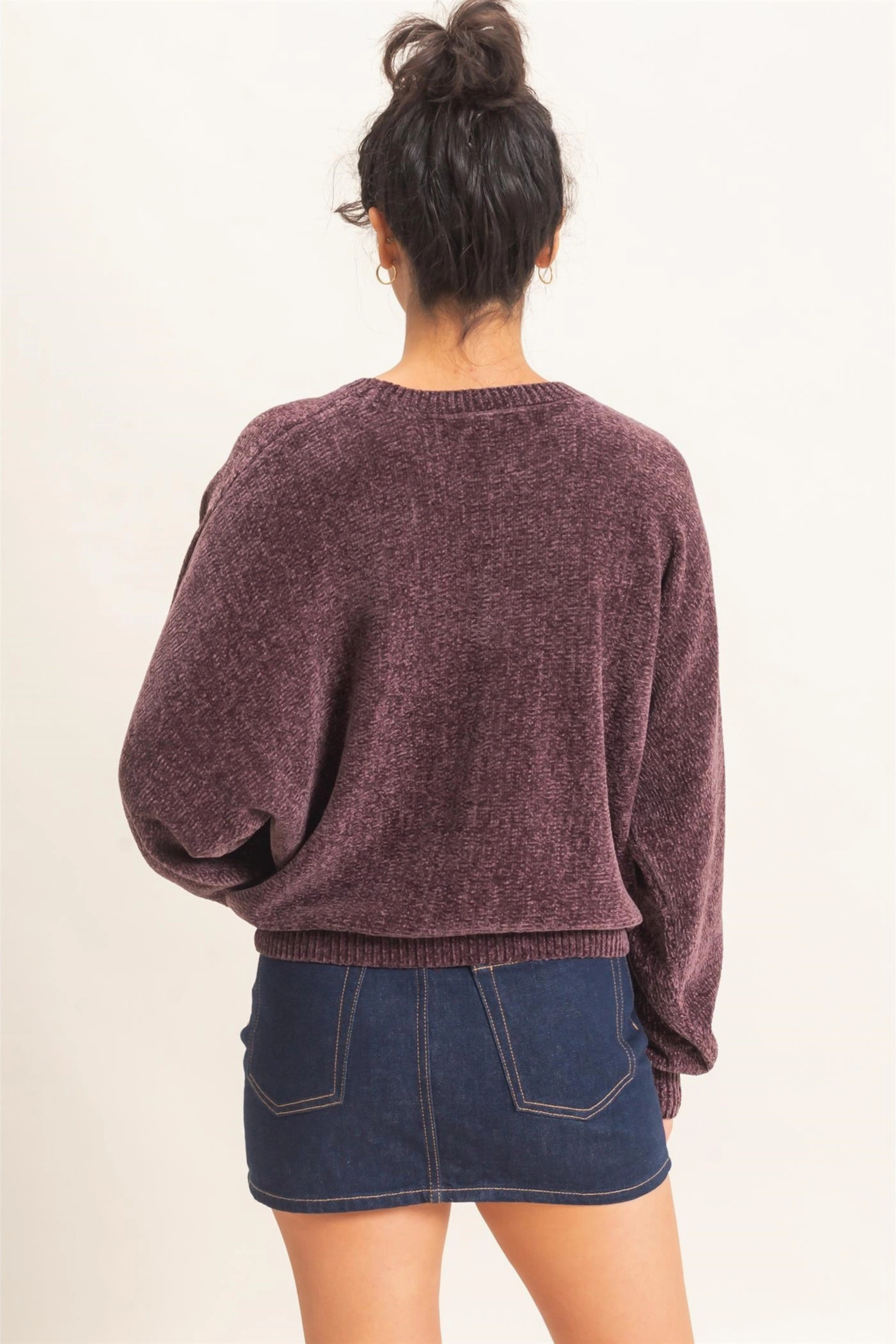 Esme Chenille Sweater-Vixen Collection, Day Spa and Women's Boutique Located in Seattle, Washington