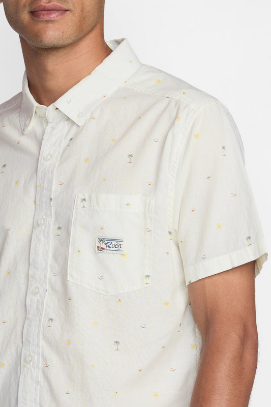 Exotica Seersucker Short Sleeve-Men's Tops-Vixen Collection, Day Spa and Women's Boutique Located in Seattle, Washington