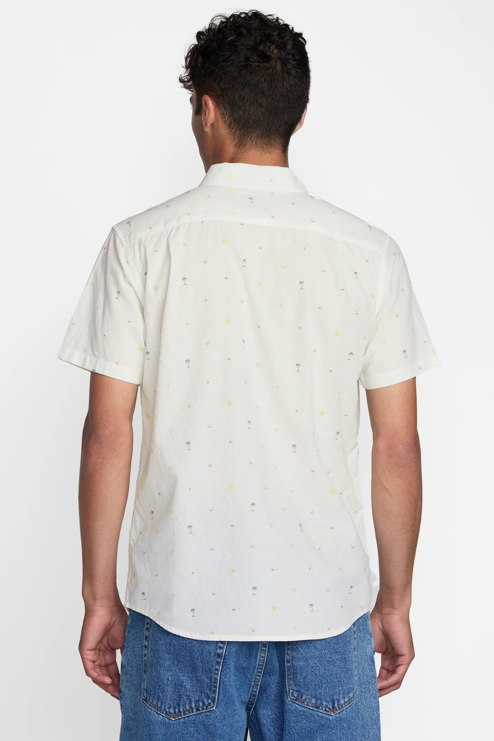 Exotica Seersucker Short Sleeve-Men's Tops-Vixen Collection, Day Spa and Women's Boutique Located in Seattle, Washington