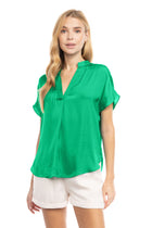 Mindy Top Jewel Tones-Short Sleeves-Vixen Collection, Day Spa and Women's Boutique Located in Seattle, Washington