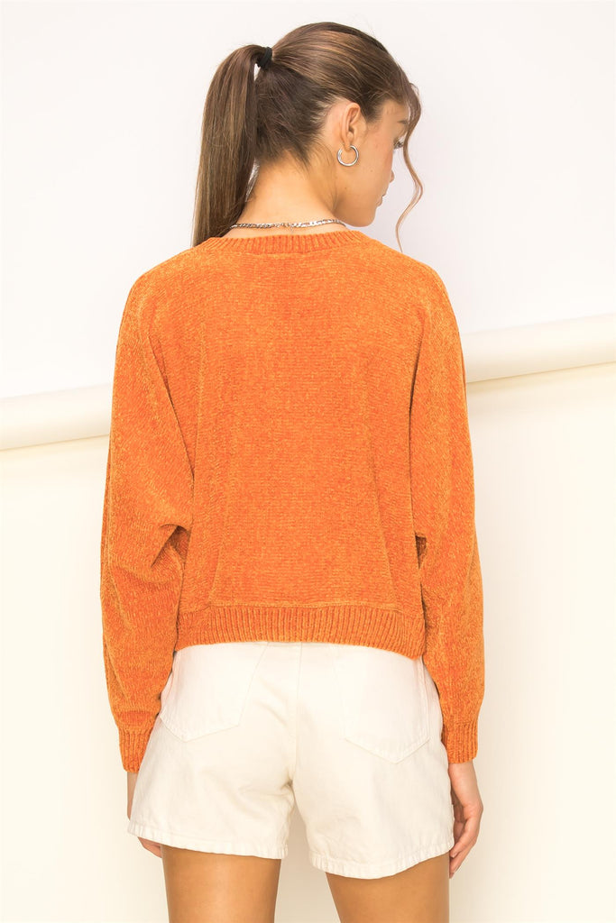 Vibe Check Long Sleeve Sweater-Sweaters-Vixen Collection, Day Spa and Women's Boutique Located in Seattle, Washington