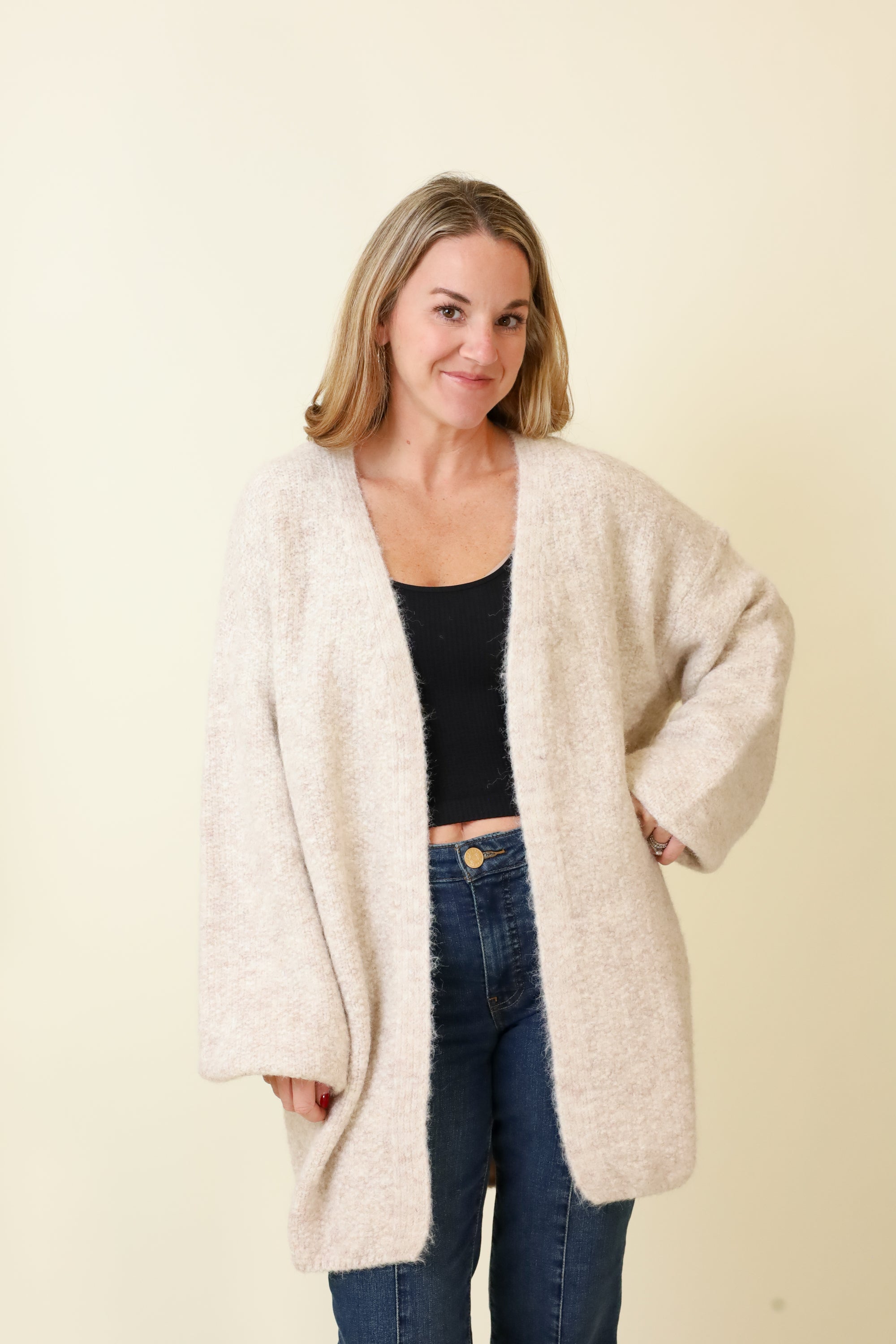 Luxe Layer Cardigan-Sweaters-Vixen Collection, Day Spa and Women's Boutique Located in Seattle, Washington
