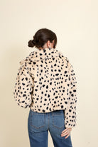 Jayley Faux Fur Animal Print Jacket-Outerwear-Vixen Collection, Day Spa and Women's Boutique Located in Seattle, Washington