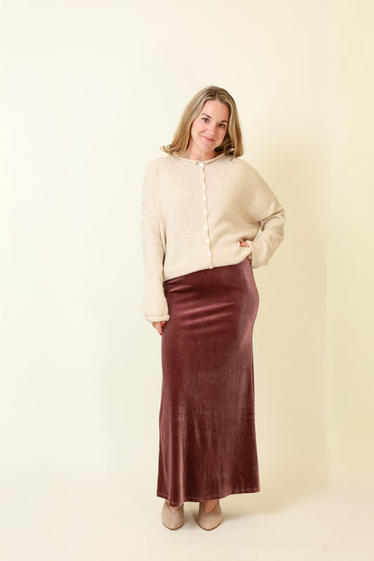 Wisteria Whirl Maxi Skirt-Skirts-Vixen Collection, Day Spa and Women's Boutique Located in Seattle, Washington