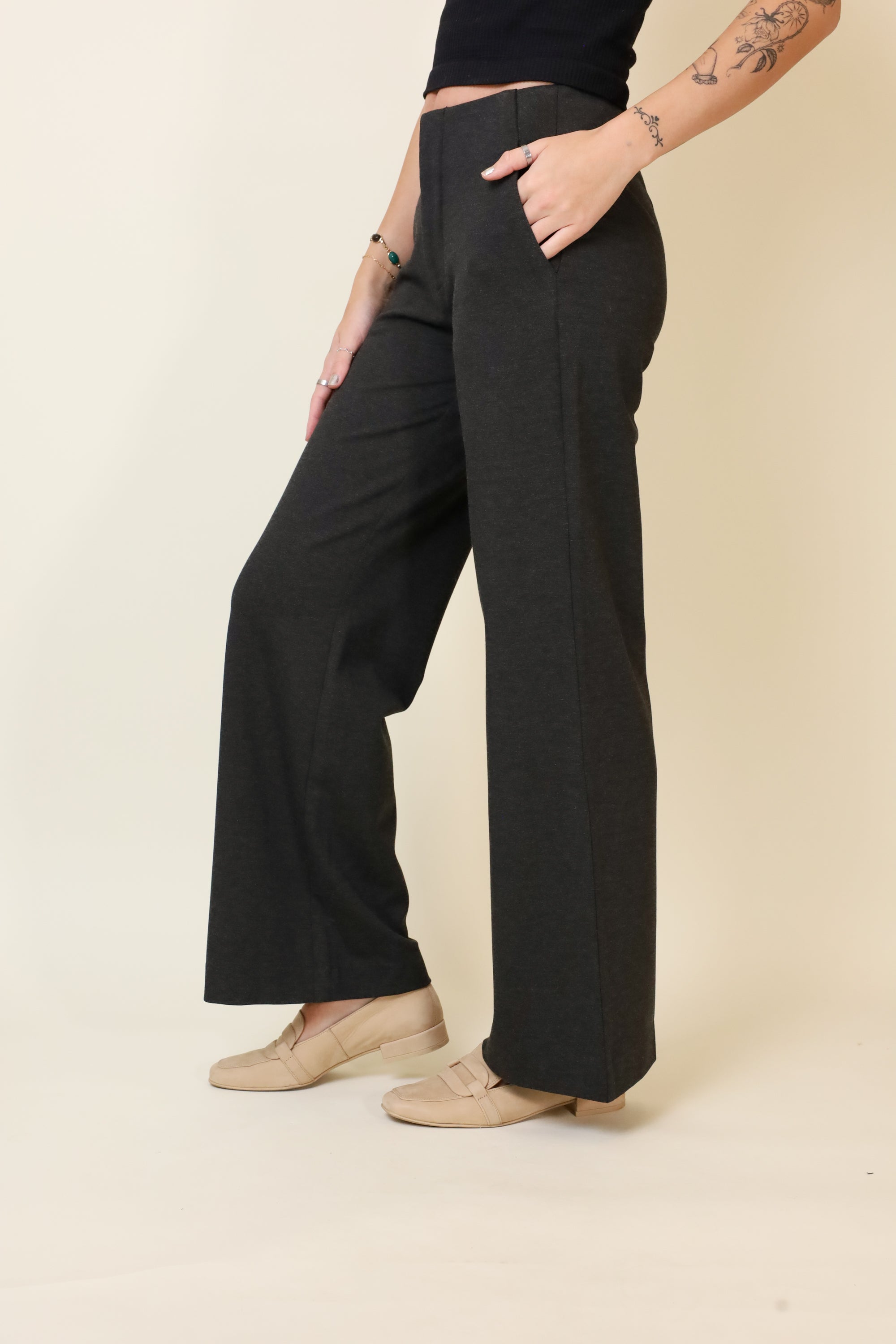 KUT Meg Wide Leg Trouser Pants-Pants-Vixen Collection, Day Spa and Women's Boutique Located in Seattle, Washington