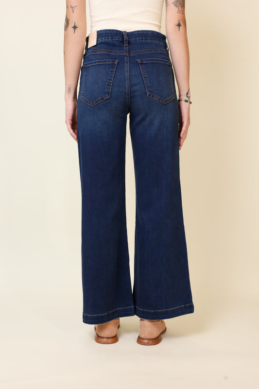 KUT Meg Patch Pocket Dark Wash-Denim-Vixen Collection, Day Spa and Women's Boutique Located in Seattle, Washington