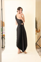 Valencia Pleated Maxi Dress-Dresses-Vixen Collection, Day Spa and Women's Boutique Located in Seattle, Washington