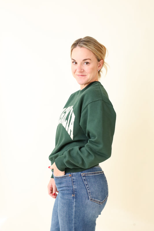 Small-Town Season Crewneck-Sweatshirts-Vixen Collection, Day Spa and Women's Boutique Located in Seattle, Washington