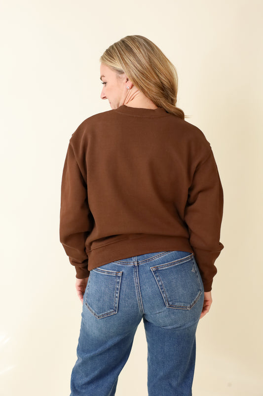 Small-Town Season Crewneck-Sweatshirts-Vixen Collection, Day Spa and Women's Boutique Located in Seattle, Washington