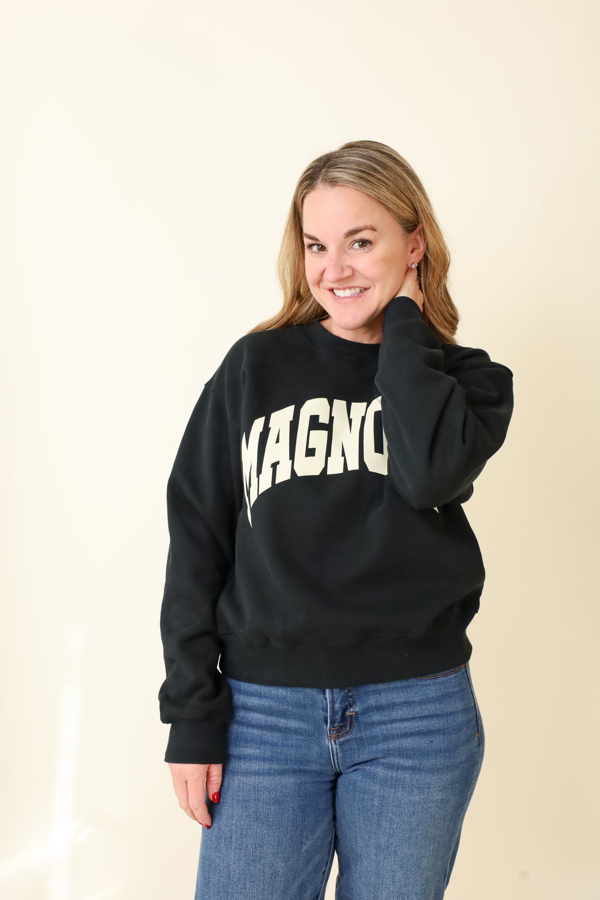 Small-Town Season Crewneck-Sweatshirts-Vixen Collection, Day Spa and Women's Boutique Located in Seattle, Washington