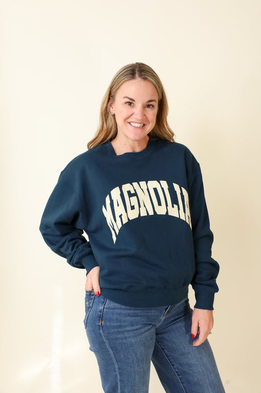 Small-Town Season Crewneck-Sweatshirts-Vixen Collection, Day Spa and Women's Boutique Located in Seattle, Washington